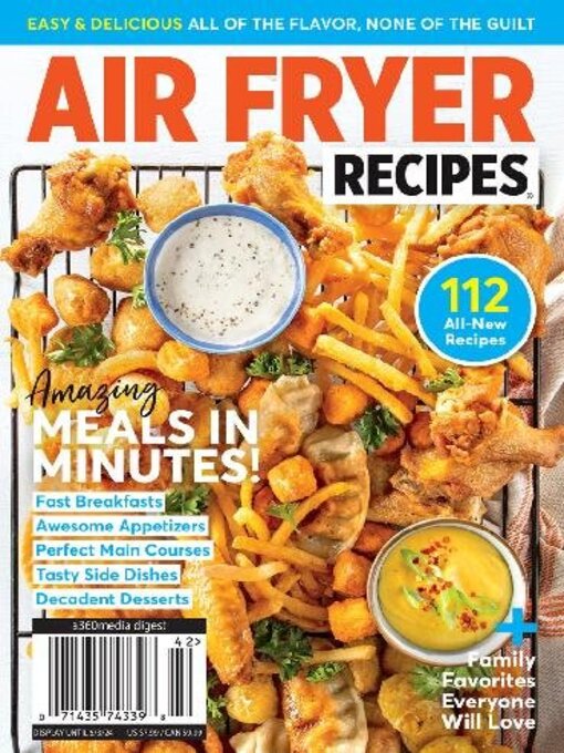 Titeldetails für Air Fryer Recipes - 112 All-New Recipes nach A360 Media, LLC - Verfügbar